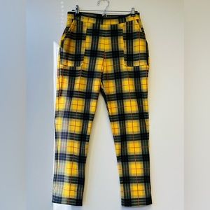 Blackmilk plaid pants . Fleece lining . High waisted